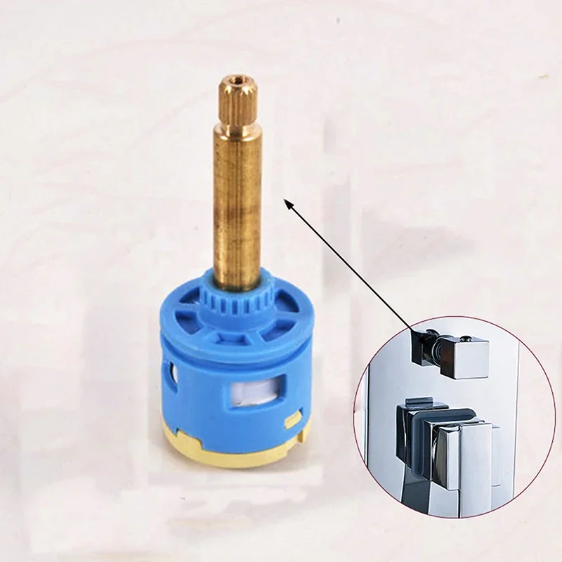 

Керамический картридж для смесителя 33/35 мм, 2-ходовой переключатель, смеситель для душа и ванны, клапан, запасные части для смесителя, аксессуары для ванной комнаты