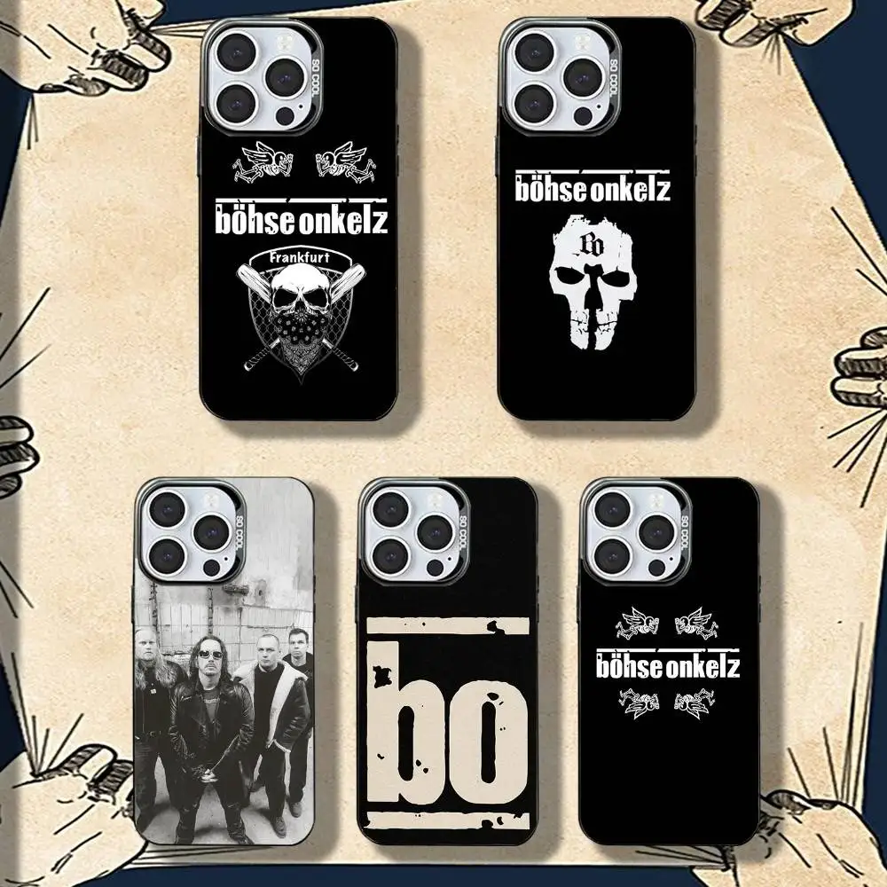 

Band B-Bohse O-Onkelzs Phone Case For iPhone 16,15,14,13,12,11,8,7,Pro,Max,Plus,Mini,XS,SE Shockproof Matte Cover