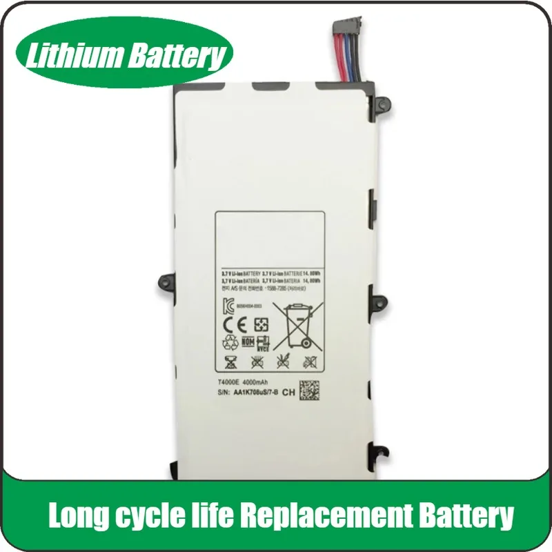 

T4000E Laptop Battery 3.8V 4000mAh For Samsung Galaxy Tab 3 Tab3 7.0 SM-T210 T211 T217A T215 T210 T217 P3200 T2105 SM-T210R