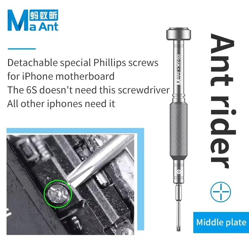 MaAnt MY-901 Precision Triangular Screwdriver Set Cross Five-point Suitable For IPhone Android Mobile Phone Repair Tools