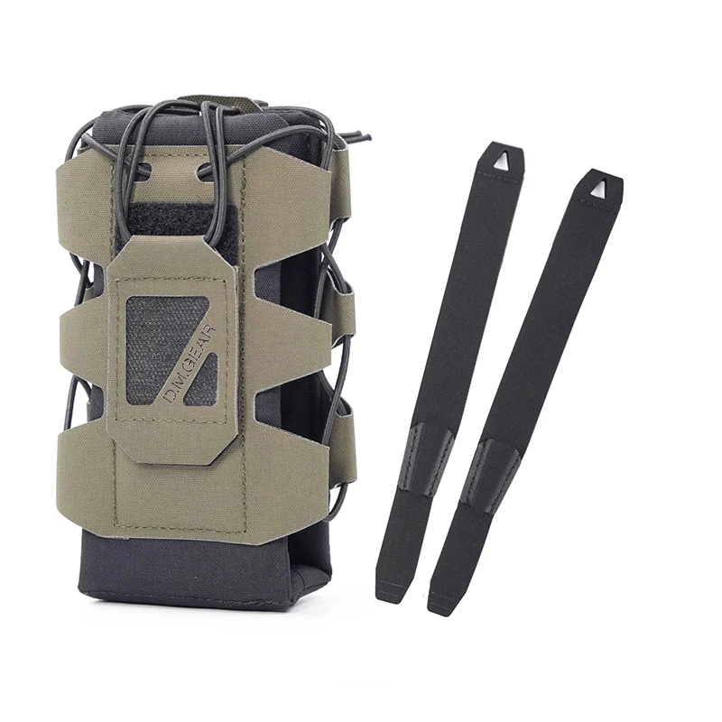 DMGear tas air taktis Molle, kantung Walkie Talkie saku wadah membawa berburu kantong berkemah