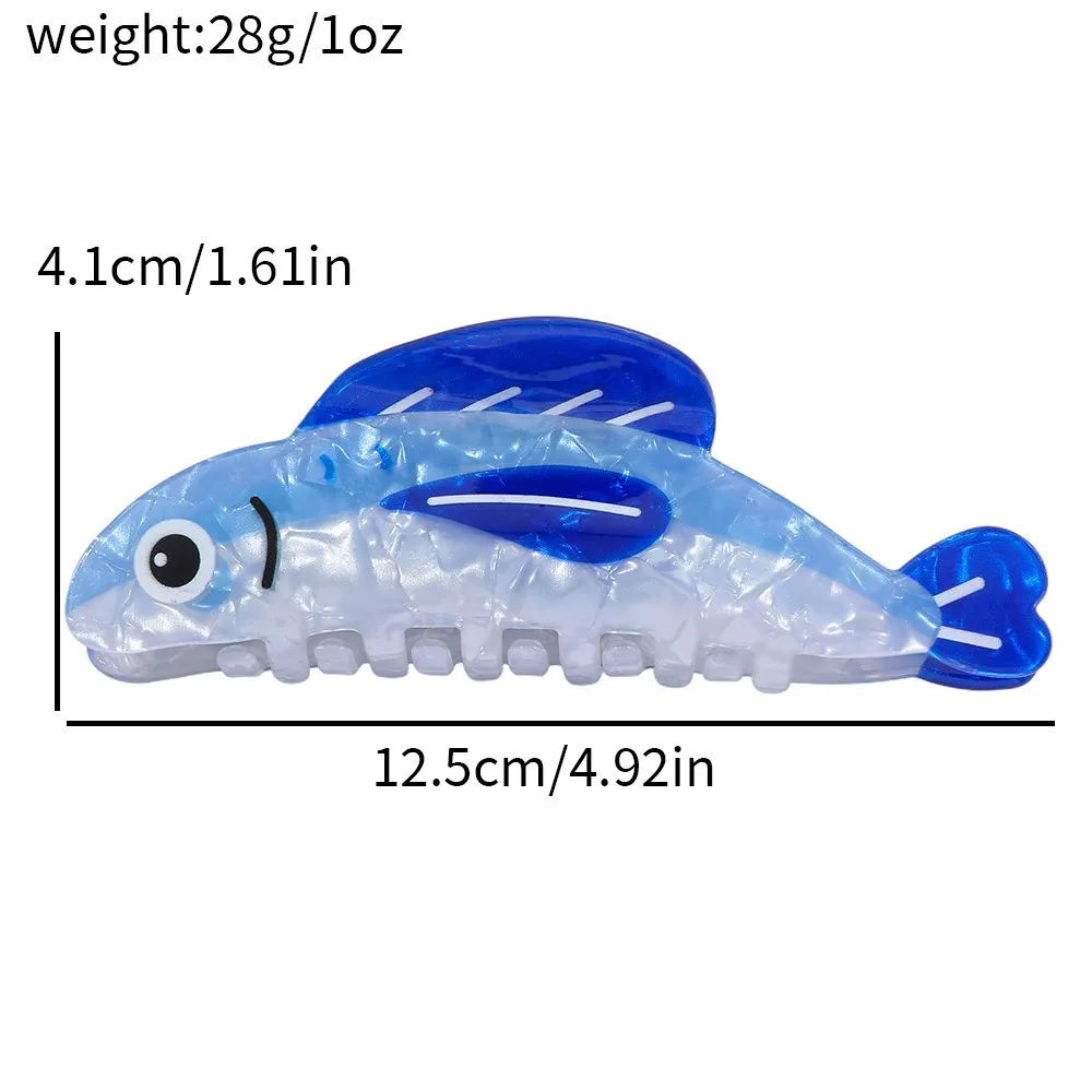 2026 New Fashion Sardine Shark Hair Claw Clip Strong Hold Non Slip for Thick Hair Premium Hair Clip for Women Girls Accessories view 6