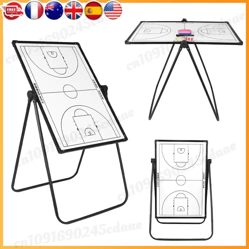 Portable Football Clipboard with Markers Eraser Basketball Playbook Board Multi-Purpose for Basketball Soccer Volleyball Coaches
