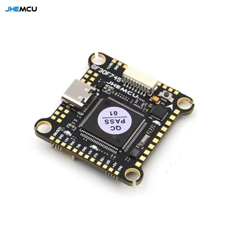 JHEMCU F745 Flight Controller Stack GF30F745-MPU Flight Controller BLHELI_32 45A / 60A 4in1 ESC 3-6S 30X30mm für FPV Freestyle