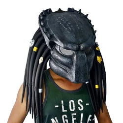 Alien The Predator Mask Cosplay Anime Scary Gothic Halloween Masquerade Latex Carnival Disguise Predator Mask Festival Party