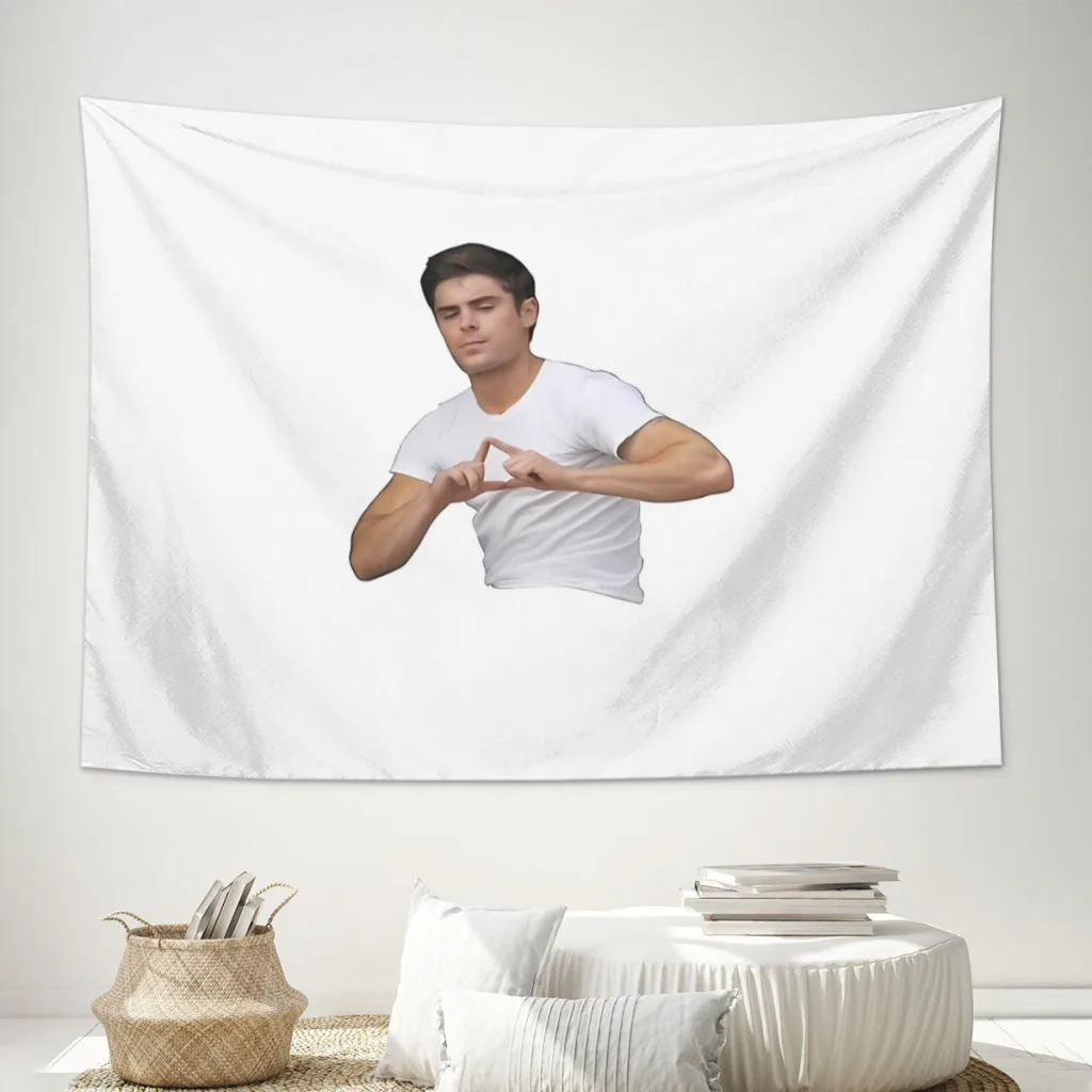 

Zac Efron Tri Delta Tapestry Wall Hanging Celestial Floral Tapestry Wall Carpets Dorm Decor Carpet