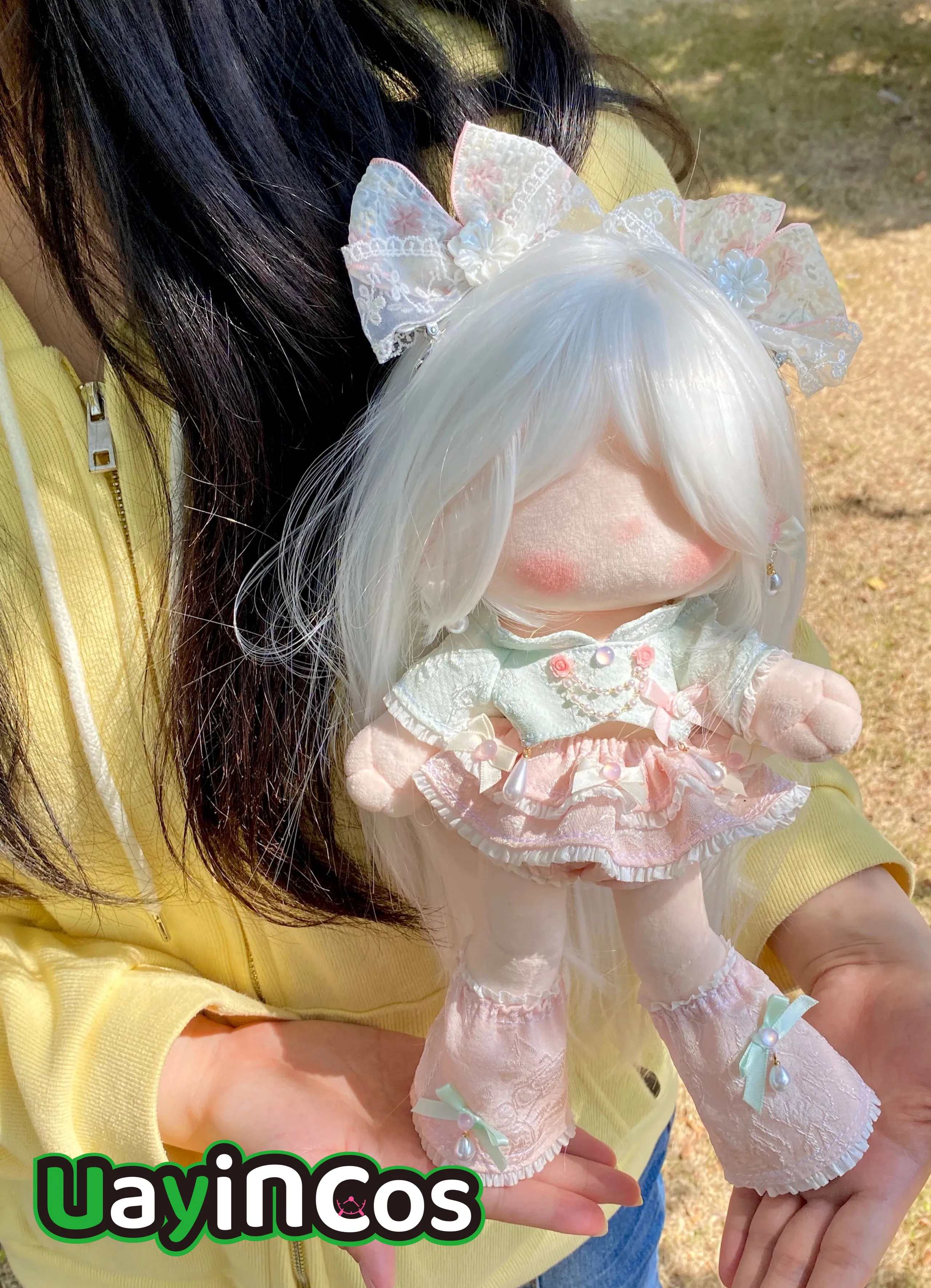 

20cm 30cm Doll Clothes Sweet Lolita Hanfu Fairy Elf Princess Dress Skirt Suit Stuffed Plushies Plush Doll Accessories Anime Toy