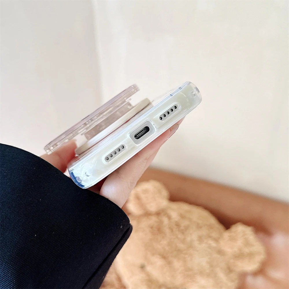 Funny Cartoon Kitten Cute Cat Magnetic Grip Tok Phone Case for iPhone 15 14 16 17 Pro Max Wireless Charge For Magsafe Back Cover - Image 6