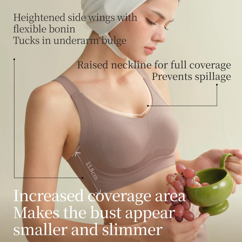 SUJIIN Women's Plus Size Push - Minimizer Bra Women recension och pris