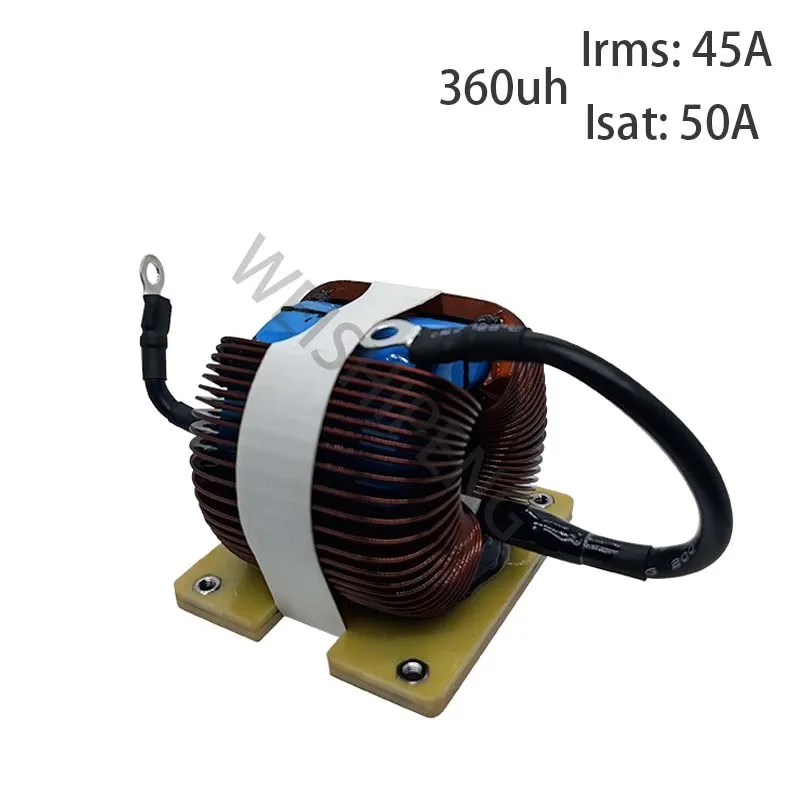 360uh45A Magnetic ring inductance, high current, high-power flat coil