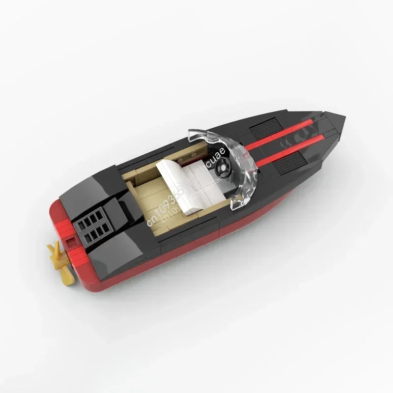 

149 шт., строительный блок Explorer Ship Moc, роскошная скоростная лодка ROV Sub Orca, кирпичи, подарки для мальчиков и девочек