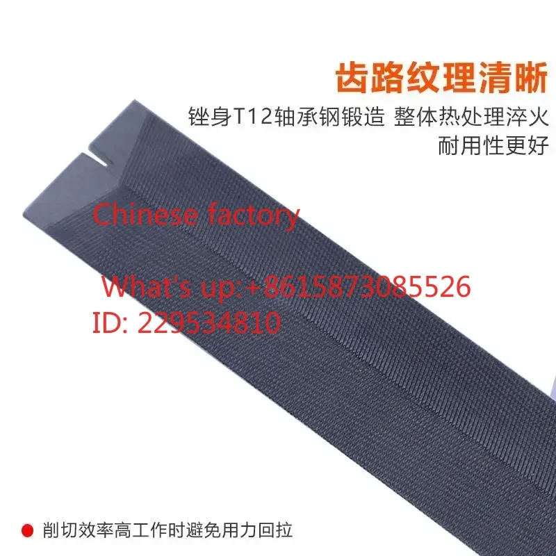 imported 6-inch diamond shaped file, saw file, metal fine tooth double grain triangular file, woodworking shaping file