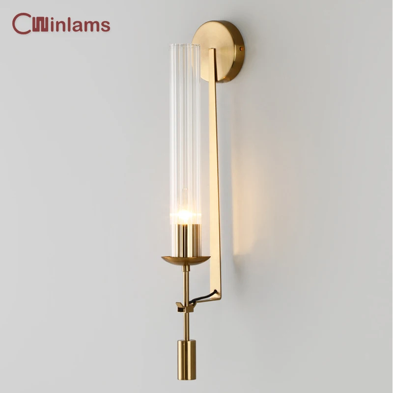 

Indoor Post Modern Classical LED Lights Luxury Wall Lamp Designer Living Room Background Bedroom Bedside Aisle Balcony Sconces