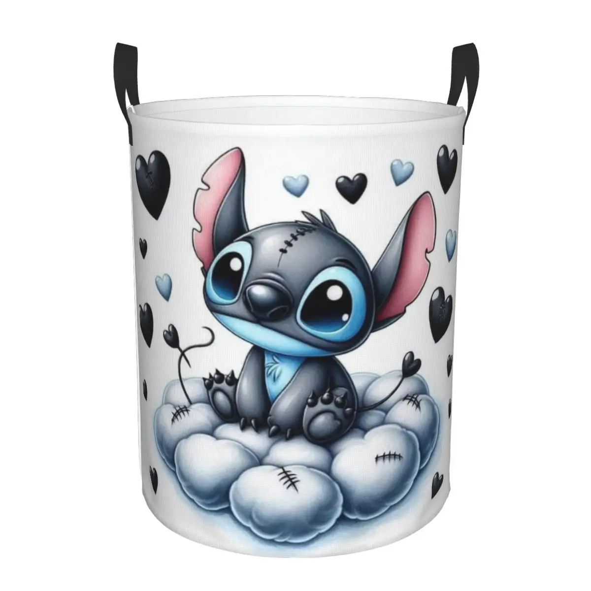 

Корзина для белья SLilo и Stitch, мультяшная корзина для белья, большая корзина для хранения, органайзер для детской игрушки из аниме