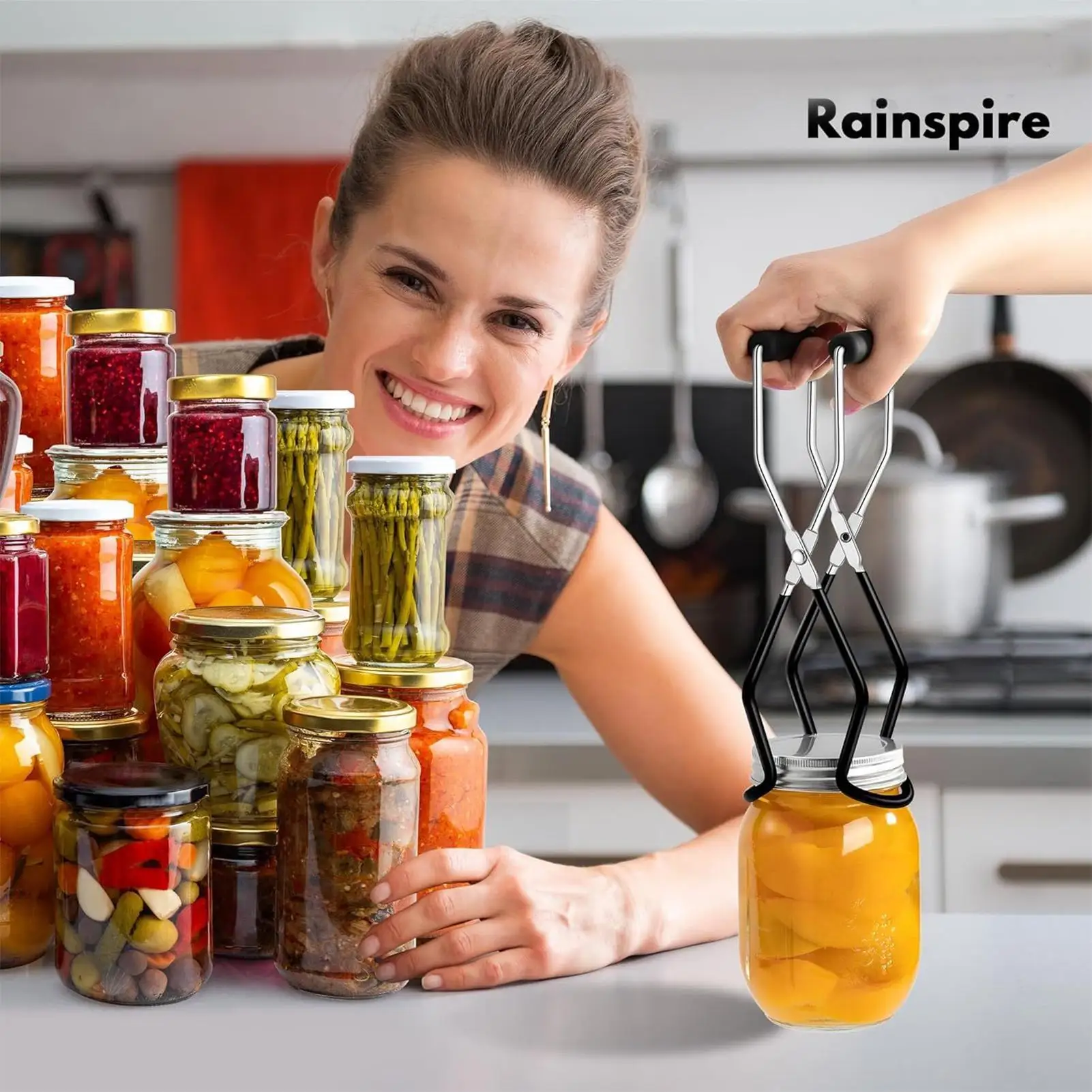 

Home Canning Supplies 4-in-1 Household Jar Accessories Multifunctional Canning Supplies For Sauce Jelly Tomato Fruits Vegetables