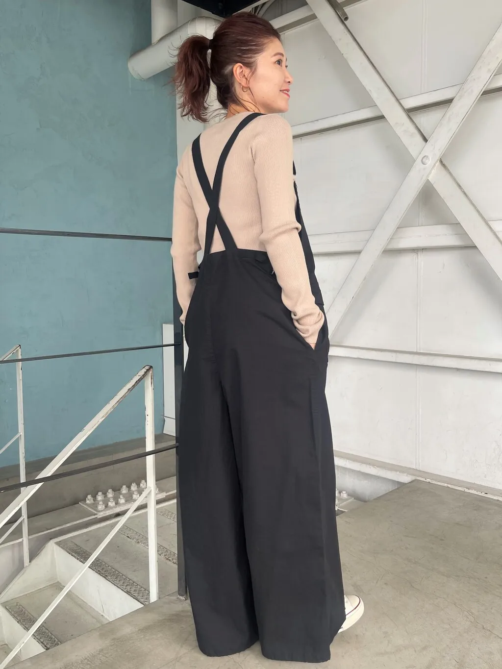 Lente Zomer Nieuwe Sle Retro Losse Casual Dames Overall Bib Overalls Hoge Taille Commute Sle Lange Broek Rits Sluiting