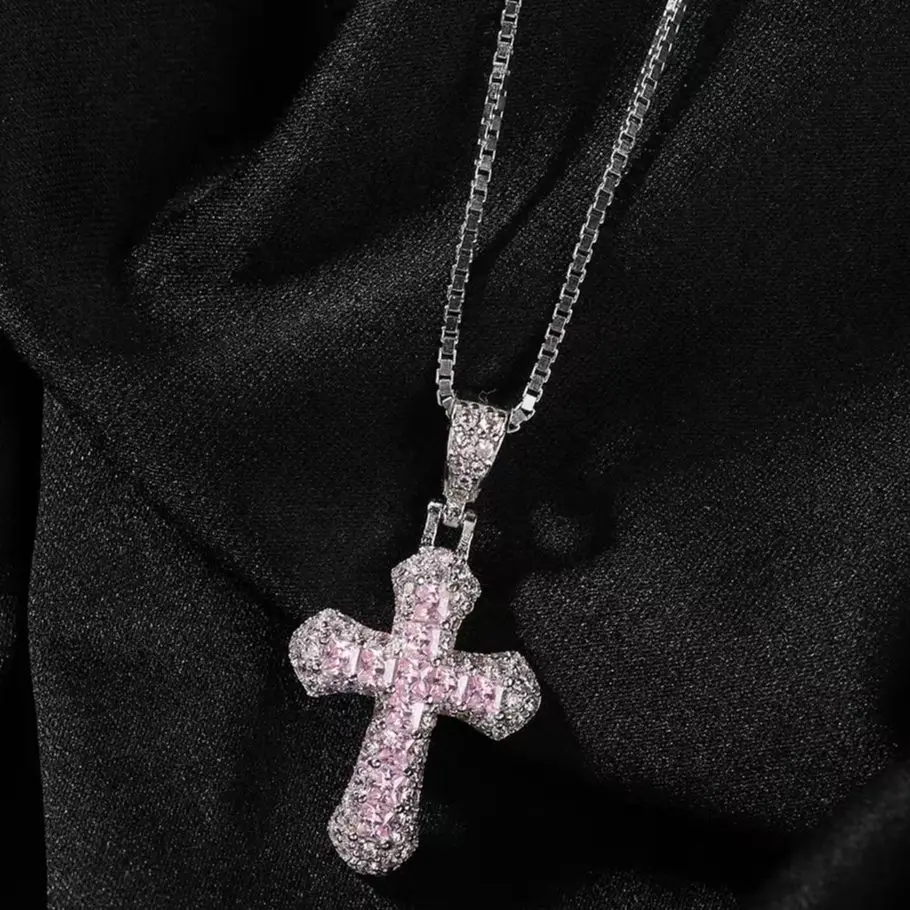 

Cross Necklace for Women/Men Fashion Luxury Cubic Zirconia Cross Pendant Necklace Gift Love Accessories