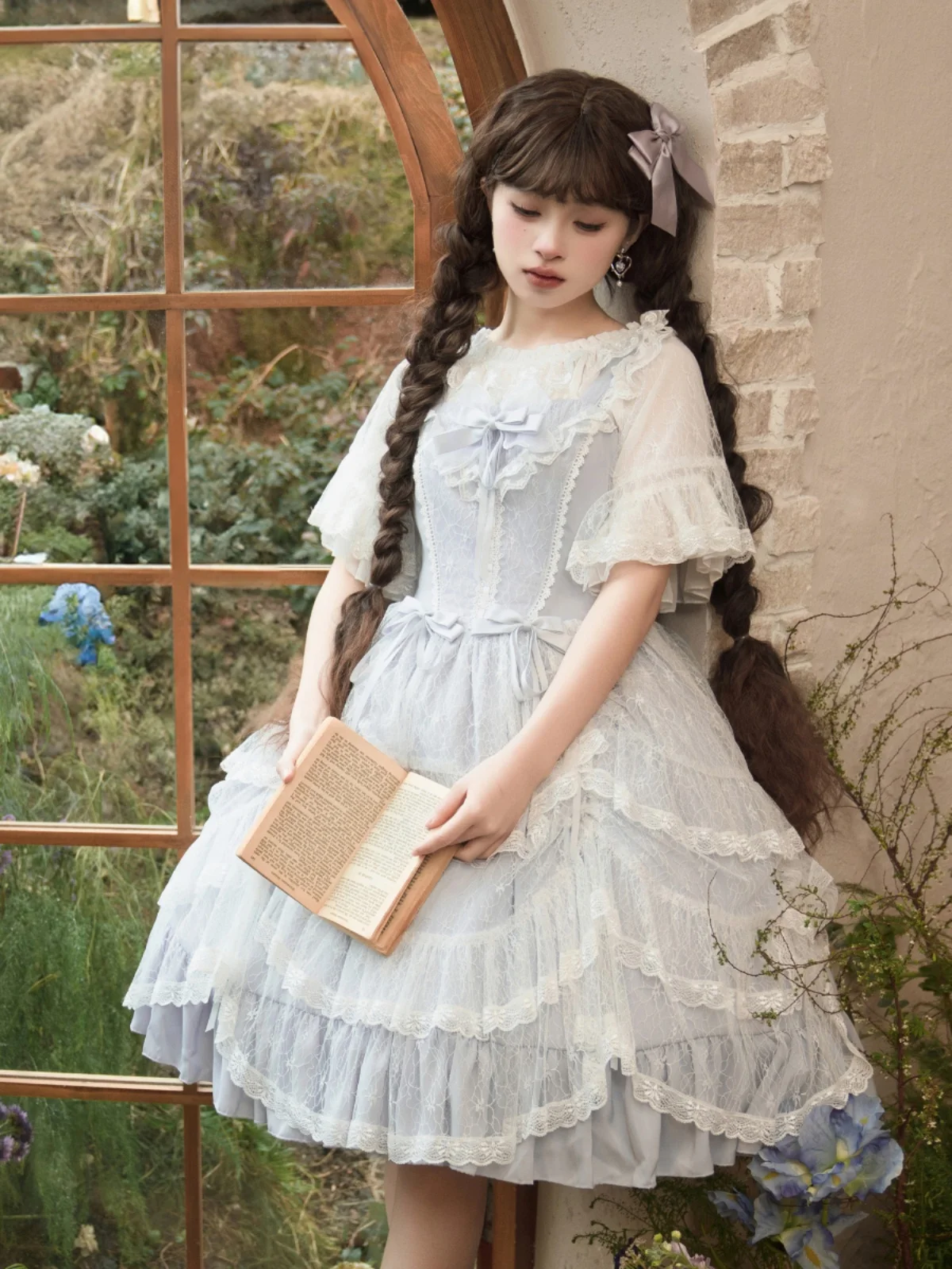 Iris Love Original Lolita Dress Cla Series Jsk Elegante Hofstijl Lolita Prinses Puff Jurk Cos Loli Tea Party Kleding