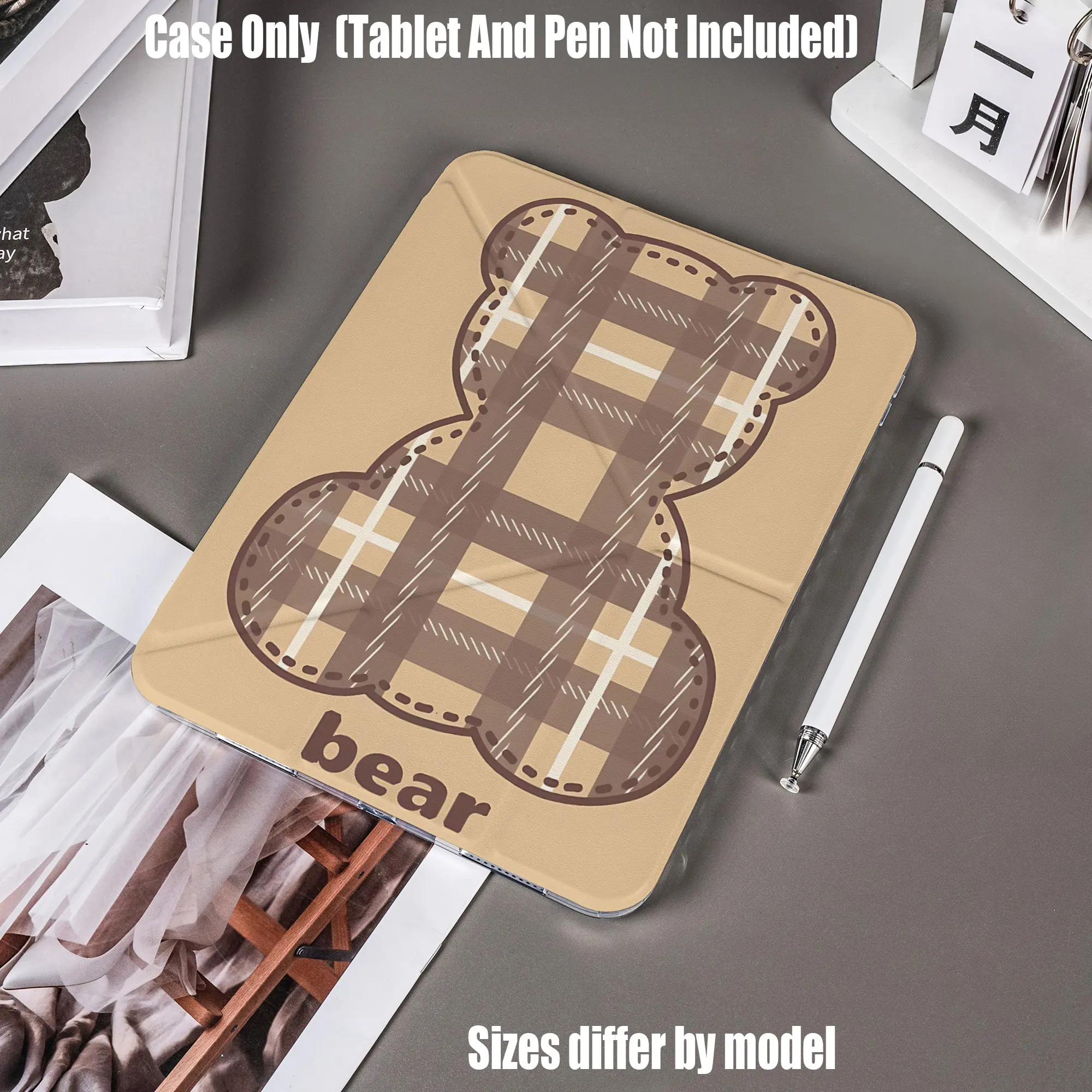 Slim Fit Premium TPU Tablet Cover, Shockproof Durable Lightweight Protective Case for iPad Samsung Huawei Honor Redmi Xiaomi