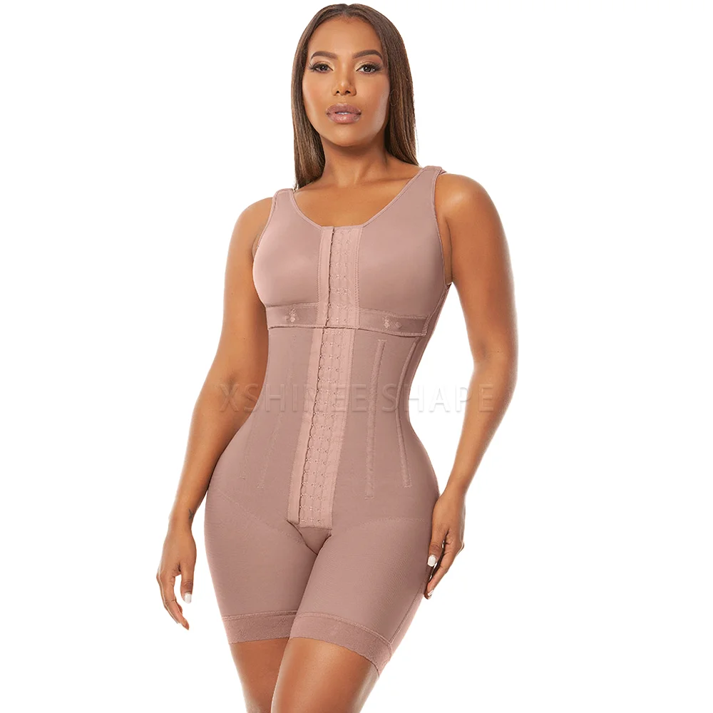 Fajas Colombianas High Compression Flatten Abdomen Body Shaper with Bones Tummy Control Shapewear Slimming Underwear