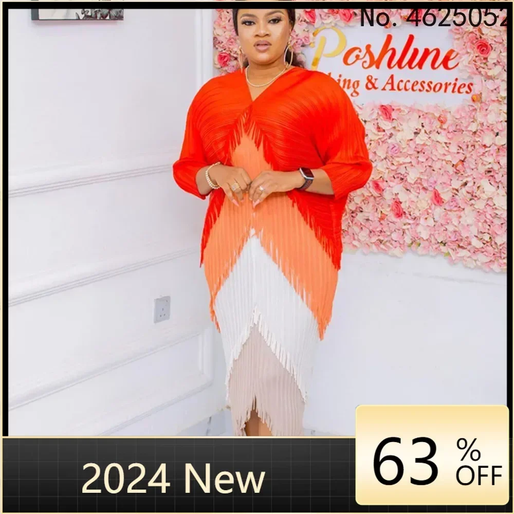 

Customized African Dresses for Women Dashiki Pleated Tassel Abaya Muslim Fashion Maxi Dress Kaftan Boubou Robe dress Africa Clot