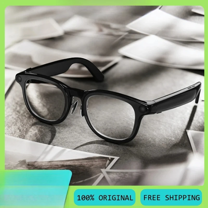 

Очки для фотосъемки AI IMX681 5P LENS, беспроводной Bluetooth, голосовое управление, полноприцевой микрофон, аудио, умные очки на заказ