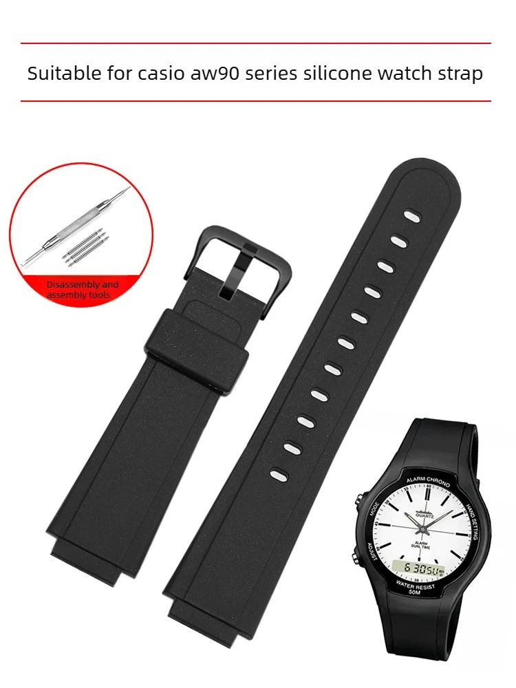 Black Silicone Watc…