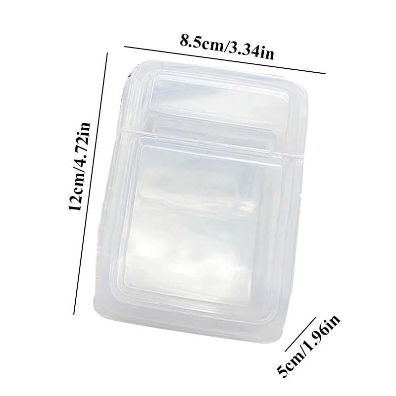 INS Aufkleber Lagerung Box Mini InsIdol Karte Halter Klassifizierung Box Film Organizer Box Mit Deckel Transparente Aufkleber Schreibwaren