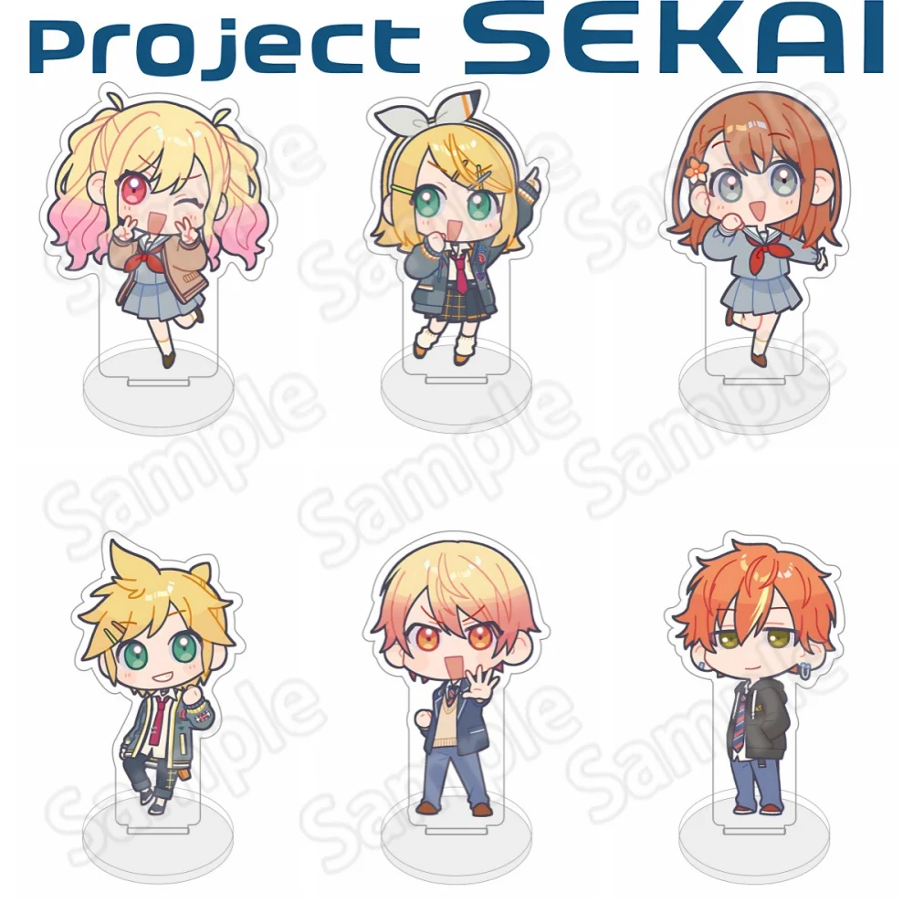 Project SEKAI 10cm Acrylic Stand & Keychain Desktop Decor Fan Gift