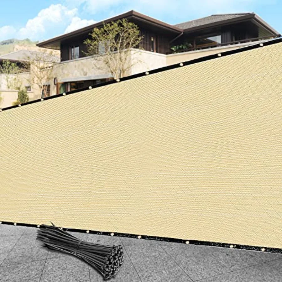 

Защитная сетка для забора 4' x 50' с креплениями на зип-тейках для террасы, патио, двора, бассейна, крыльца, перил - W