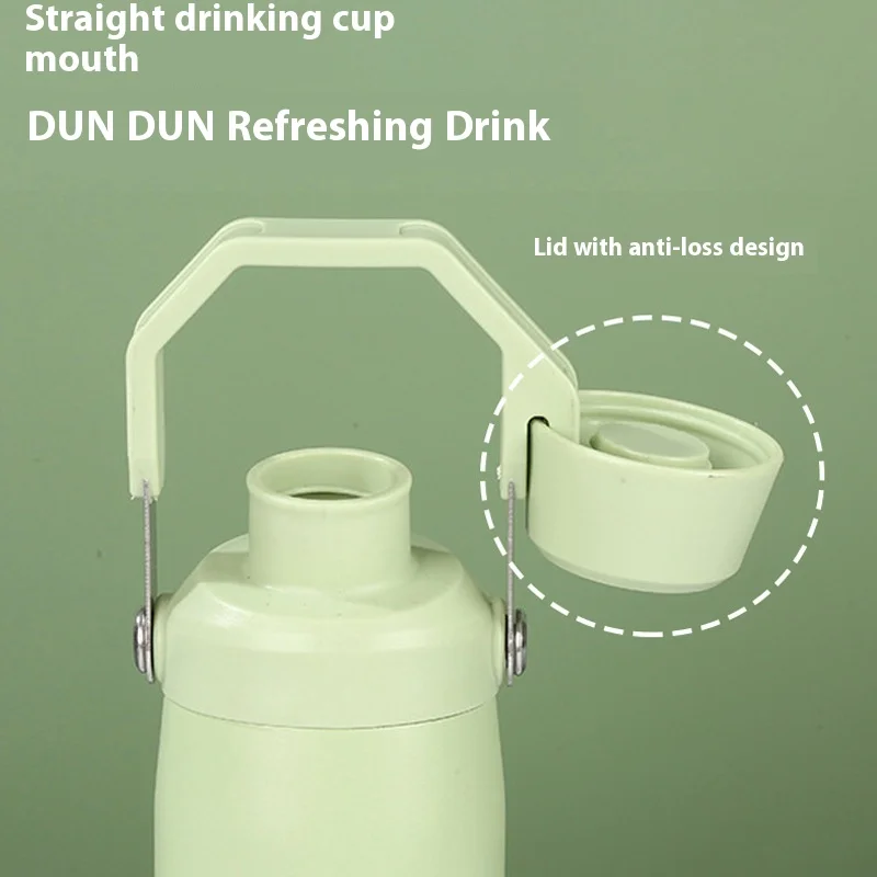 Stainless Steel Insulated Cup Outdoor Portable Large-capacity Sports Water Bottle Travel Vacuum Double-layer Space Water Bottle