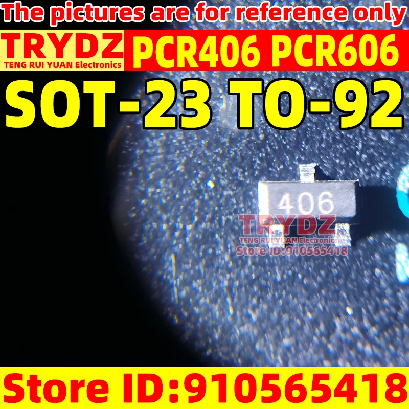 50PCS Neue PCR406 PCR606 SOT-23 / TO-92 Unidirektionale thyristor SMT thyristor schalter controller