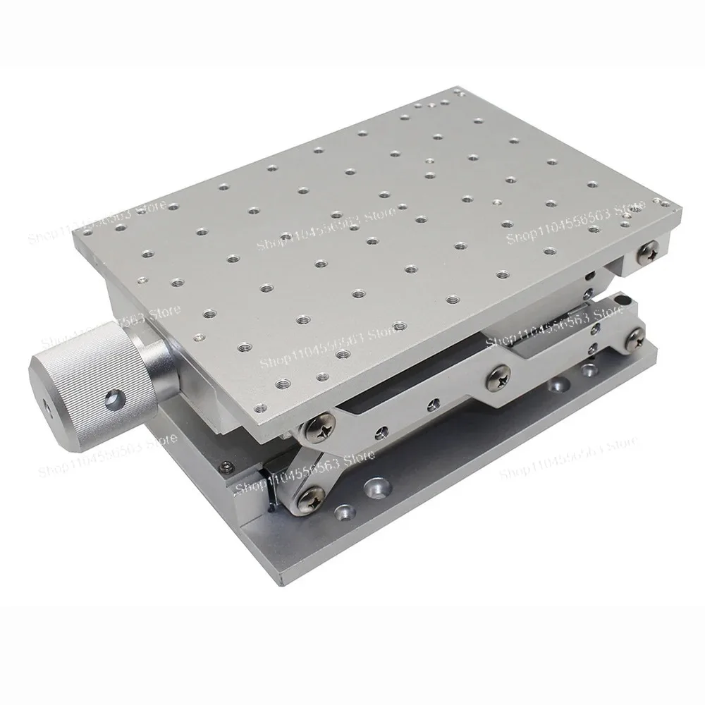 120mm Stroke Z-Axis Positioning Table Manual Vertical Lift Platform for Workbench Marking Machine CNC Mill
