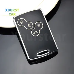 TPU Shell for Renault Megane 2 3 Scenic Laguna Clio Captur Duster Logan Trafic Koleos Fluence Zoe Car Key Case Cover Accessories