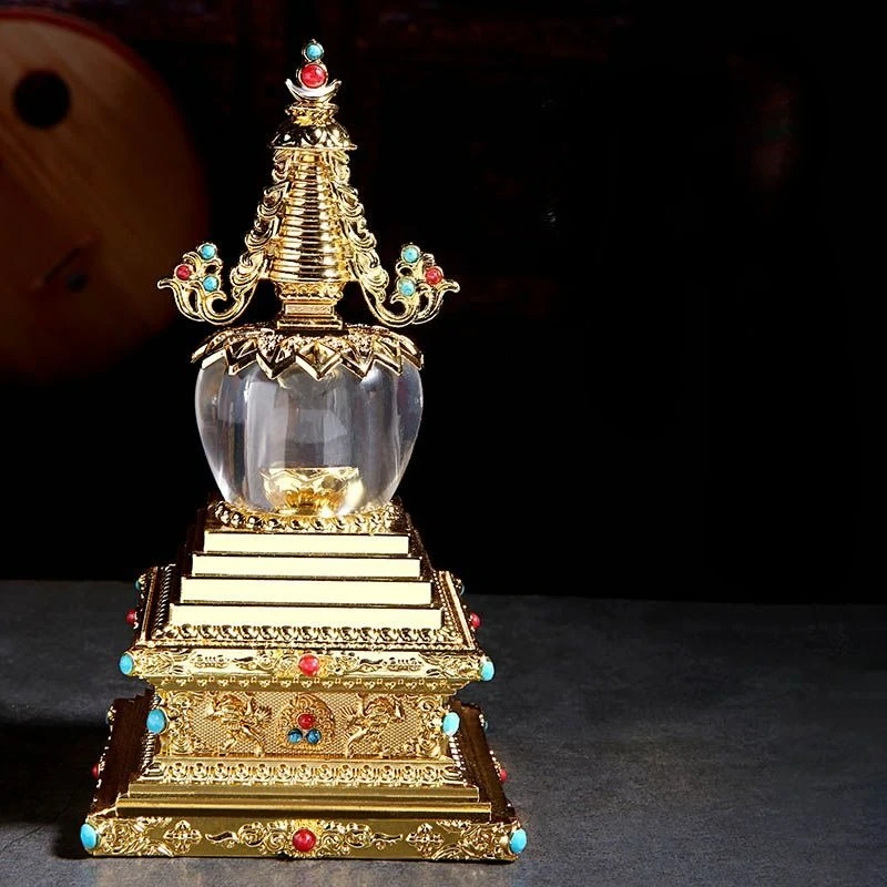 Buddhist Items: Relic Stupas, Buddhist Stupas, Alloy Stupas, Tantric Home Altar Ornaments