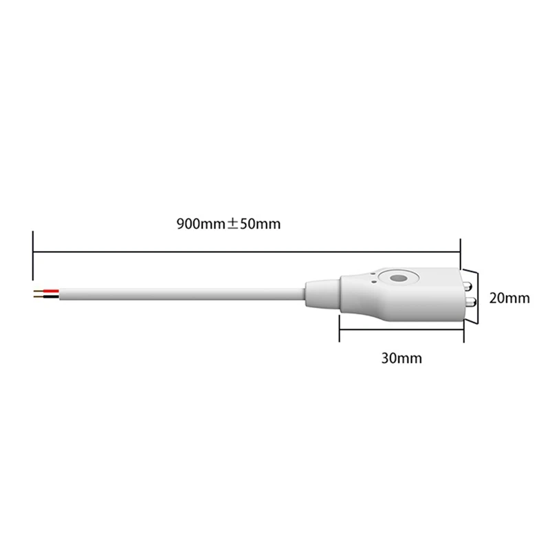 Water Leakage Alarm Detector With Wired Sensor 1 Meter Cable Water Level Sensor Probe Dual Metal Poles