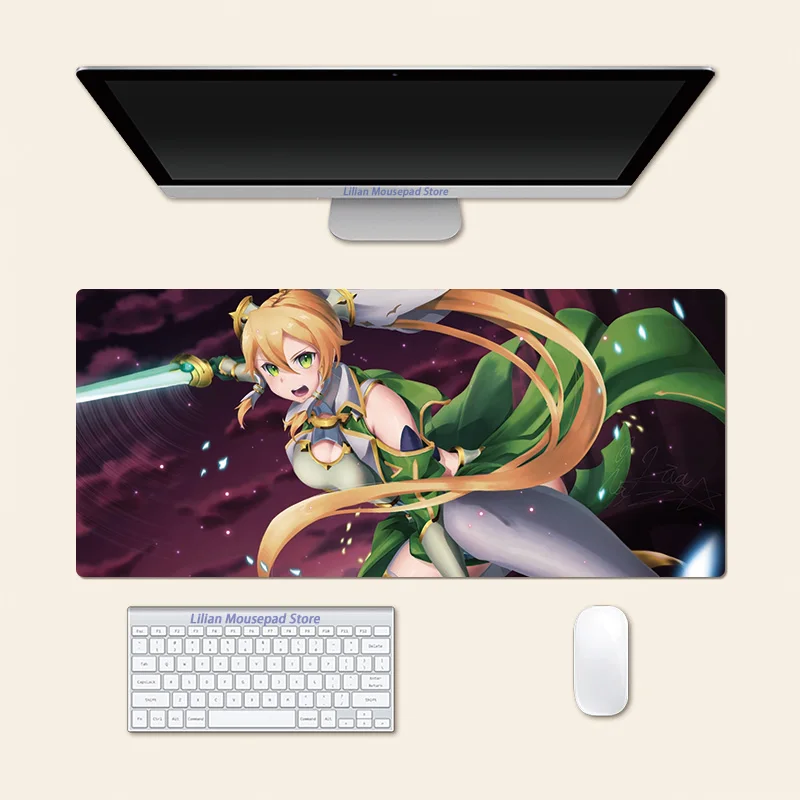 Leafa Sword Art Online Anime Large Mouse Pad PlayMat Office Mousepad Game Creative Desk Gaming Mat