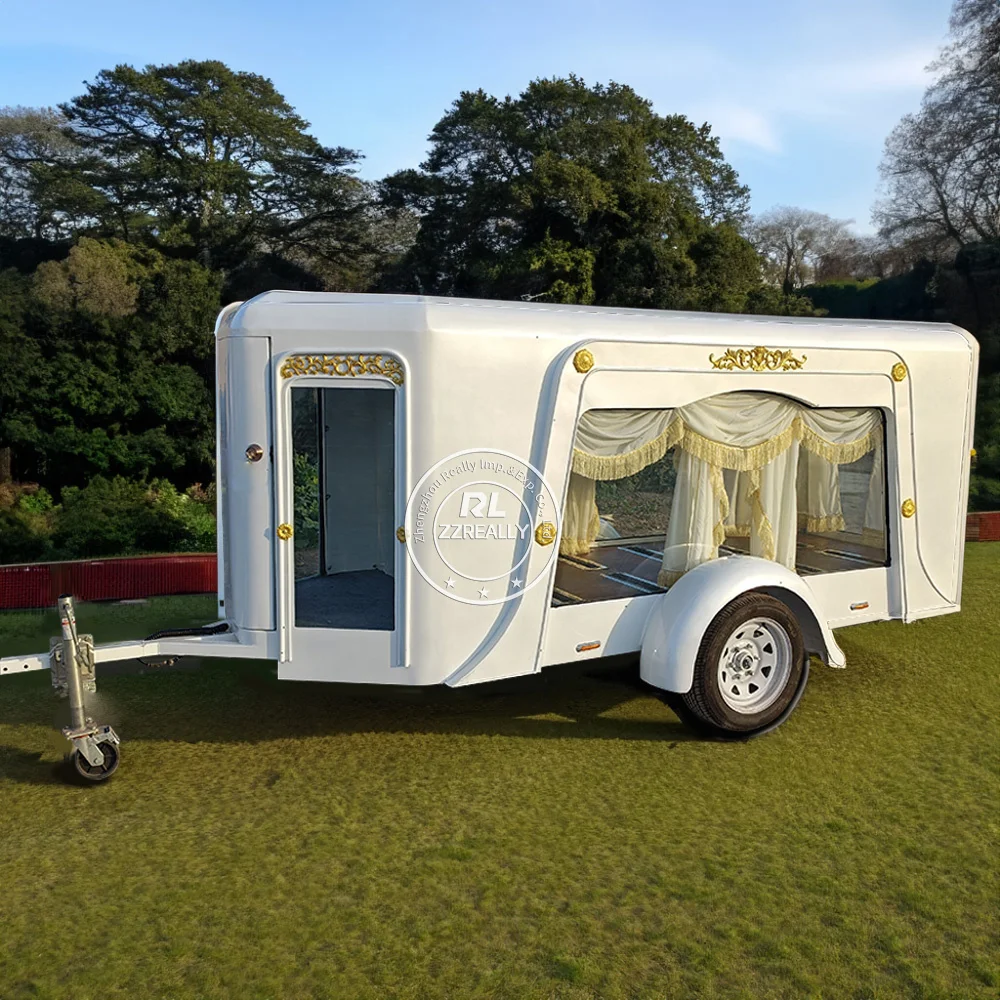 

Exquisite Platinum Horse Hearse Electric Funeral Car British Royal Funeral Supplies Manufacturer