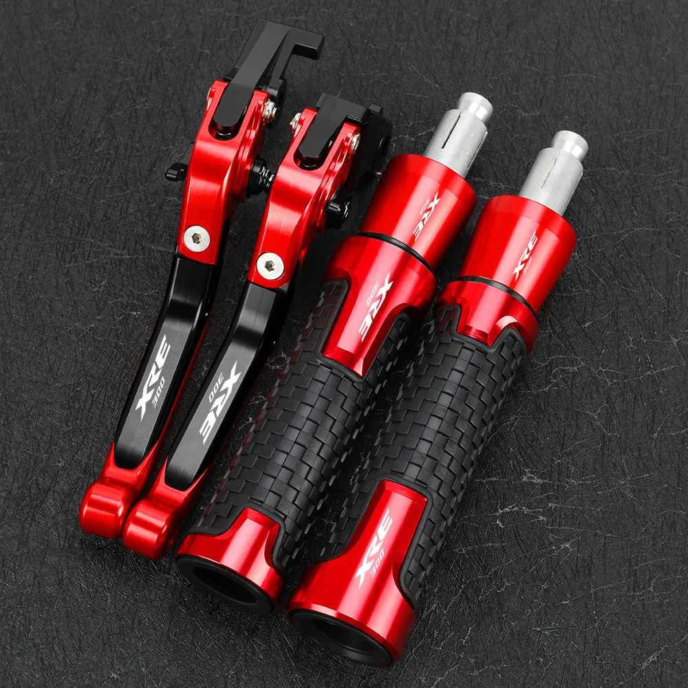 

Motorcycle Foldable Brake Clutch Levers 22MM 24MM Handlebar Knobs Handle Grips Ends For HONDA XRE 300 XRE300 2022 2023 2024