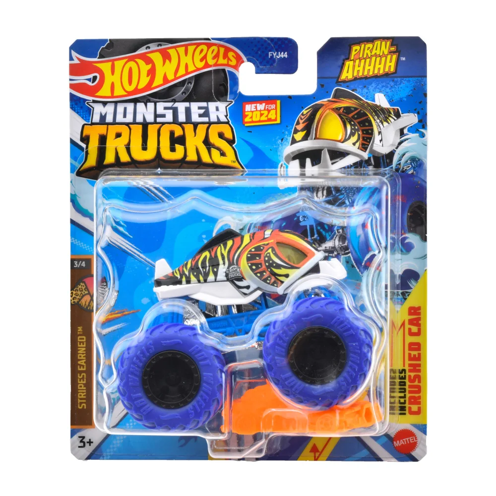 

24-FYJ44-HTM56 Hot Wheels 1:64 Пиран-Ahhhh Monster Trucks, литые модели автомобилей из сплава, игрушки