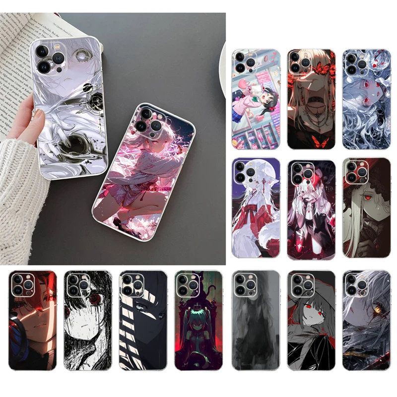 

Anime Girl Art Phone Case For iphone 17ProMax 17 Pro Air 16 15 14 13 Pro Max 16 15 14 13 Pro 15Plus