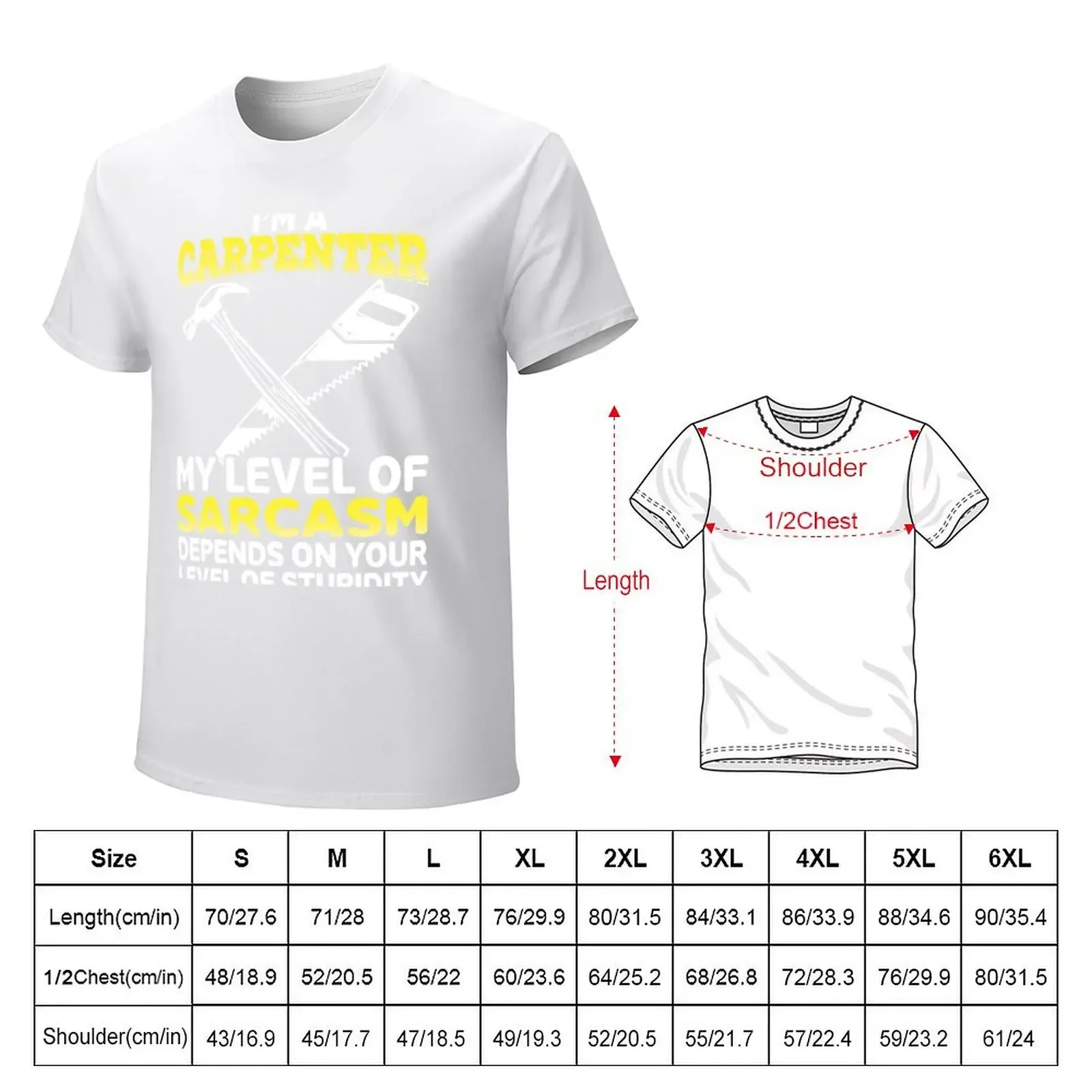 Funny carpenter. Carpenters, Carpentry T-Shirt hippie clothes anime  summer top t shirts for men cotton