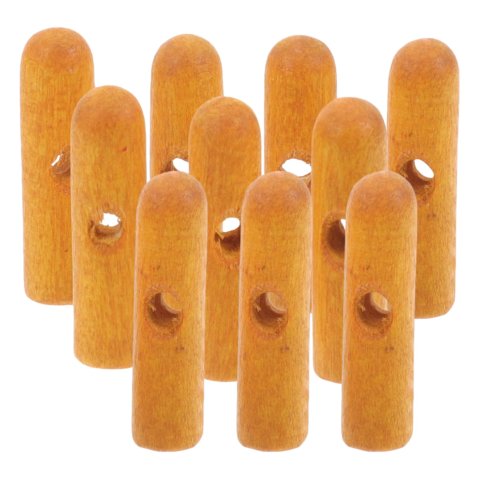 

10 Pcs Foldable Umbrella Tail Beads Accessories 3 2m Wood Repair Decoration Replacement Parts for Outdoor Sun Umbrella