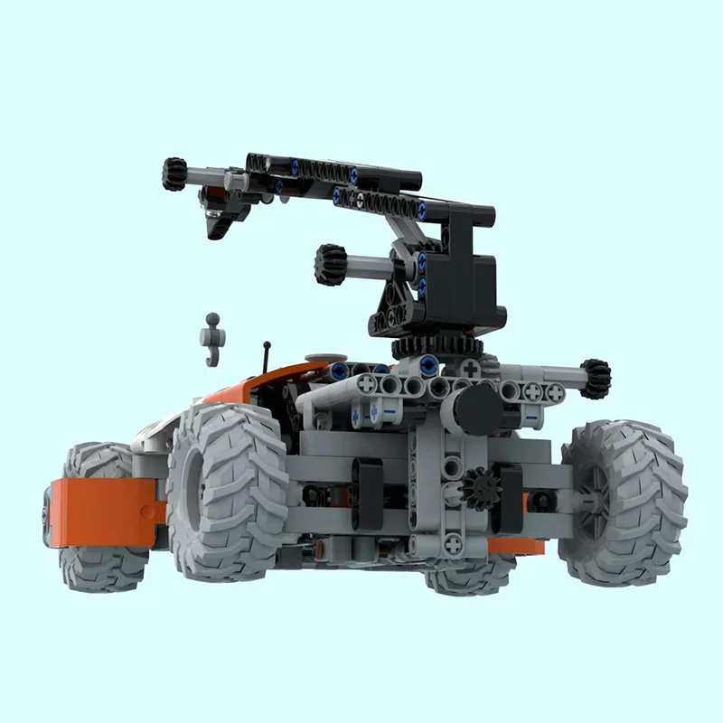 472 pçs moc material manuseio guindaste mod modelo técnico blocos de brinquedo construção diy idéia educação presente natal crianças