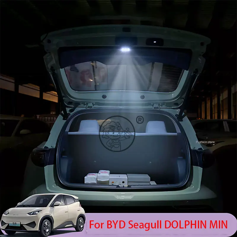 For BYD Seagull DOLPHIN MIN 2026 2025 Trunk Tailgate Lighting Ultra-Bright Upgrade Light Car Accessories Interior