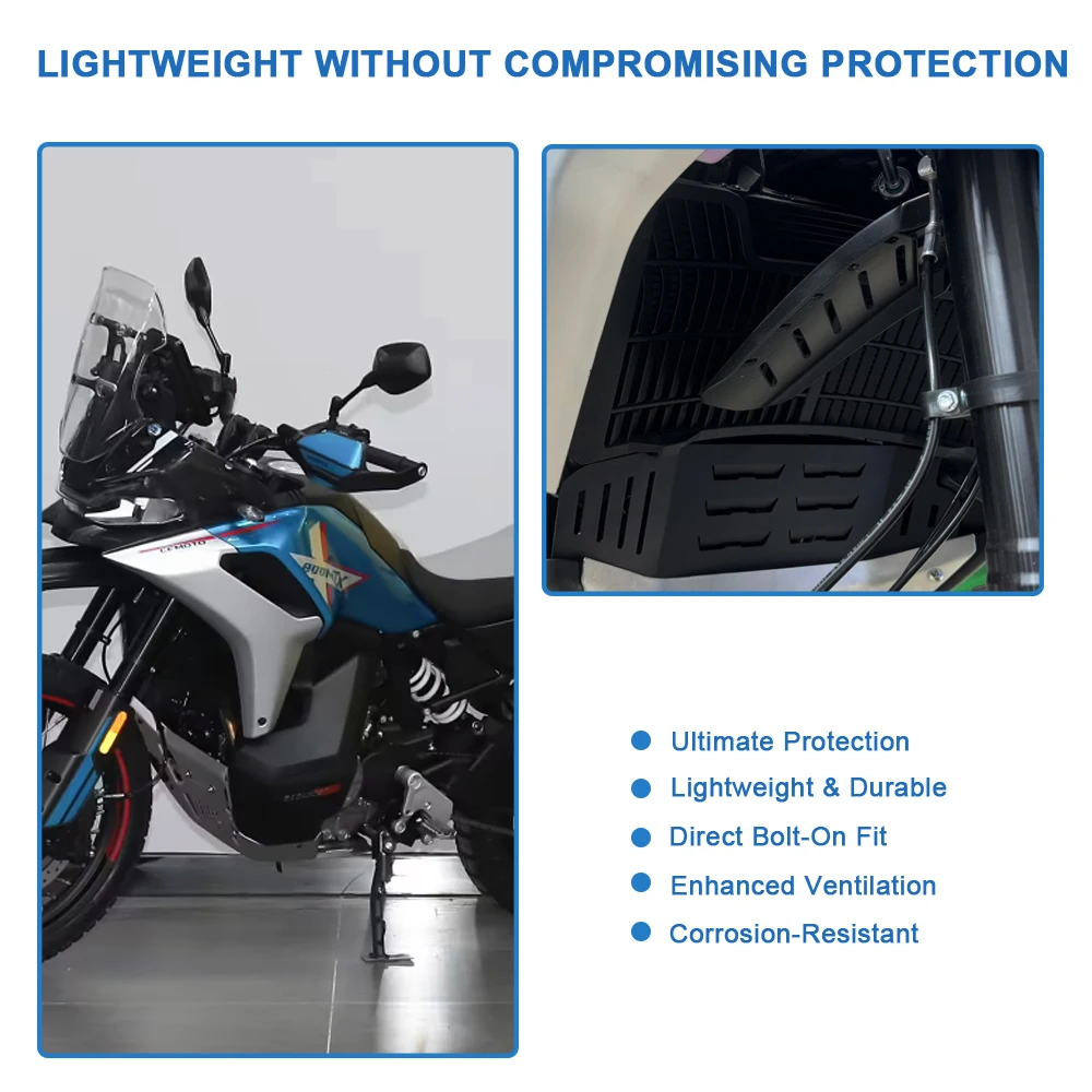 

800 MTX MTX800 2024 2025 Motorcycle Accessories Engine Skid Plate Cover Engine Cover Radiator Grille Guard For CFMOTO 800-MTX