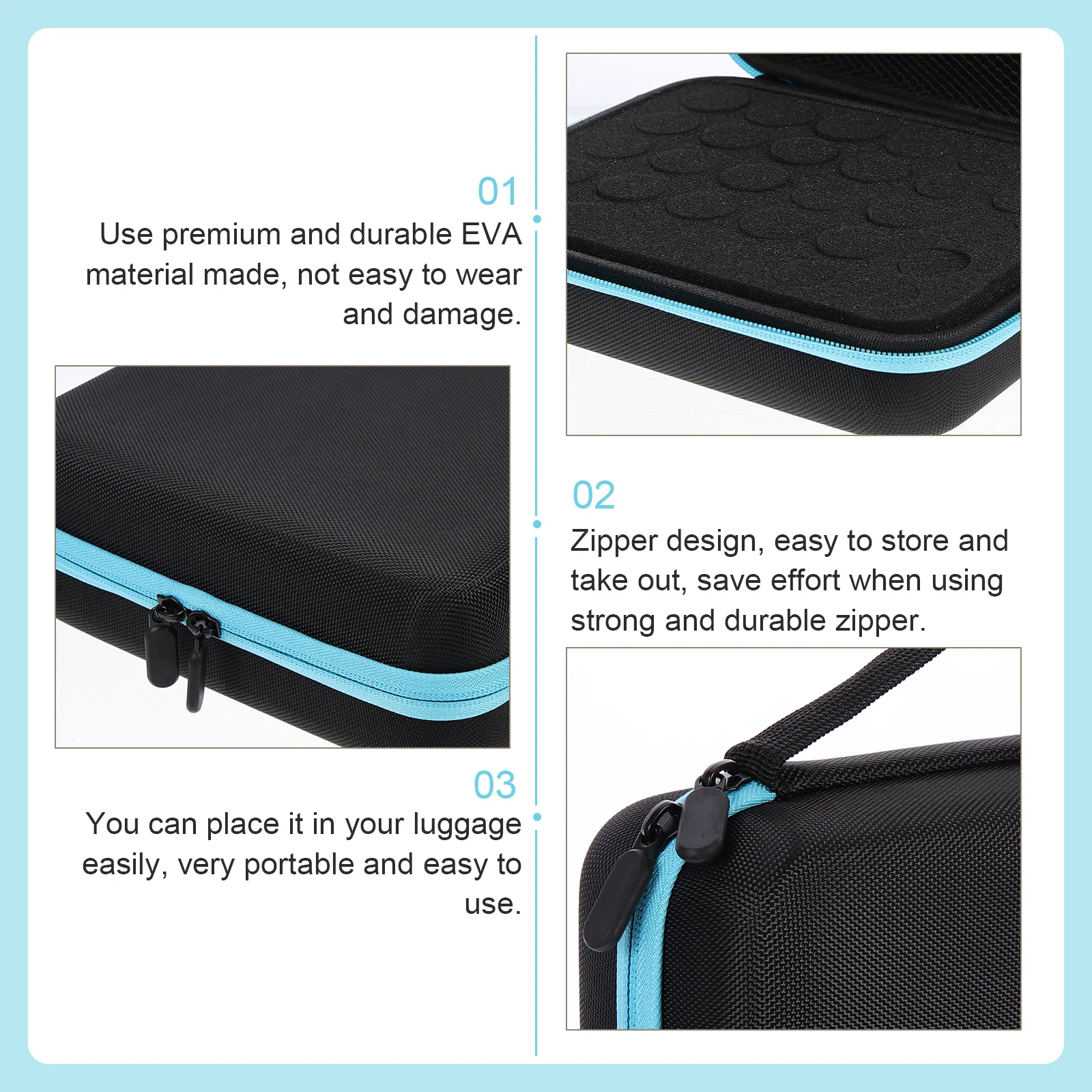 

Bottle Holder Shockproof Organizer Case Storage Pouch For Accessories Portable Carry Bag