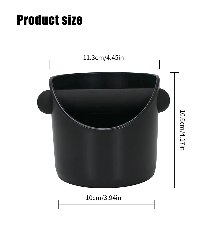 Kaffee Knock Box Espresso Boden Container Anti Slip Espresso Dump Bin Grind Breville Barista Waren Cafe Bar Zubehör – Detail 1