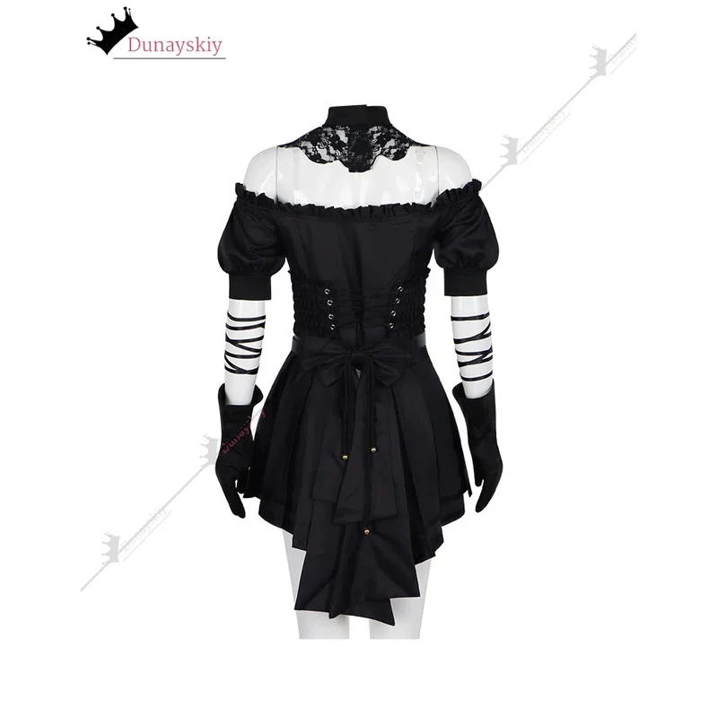 Zizi 2025 Ani Grok Ai أنيمي الظاهري AI صديقة تأثيري مثير ازياء النمط الياباني القوطية الدانتيل فستان قصير هالوين D