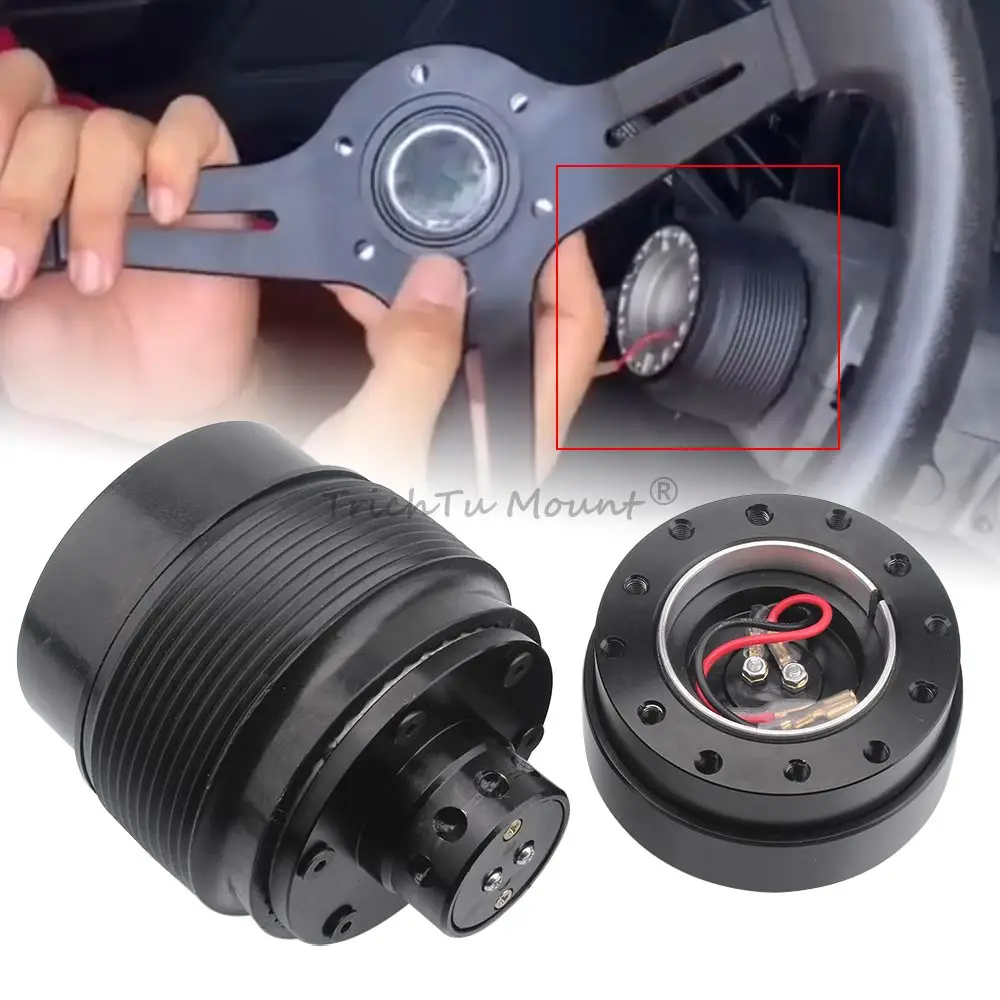 

Car Accessories 6 Hole Steering Wheel Hub Quick Release Adapter Boss Kit For Honda Accord Civic CR-V Acura CL TL RSX 94-2014